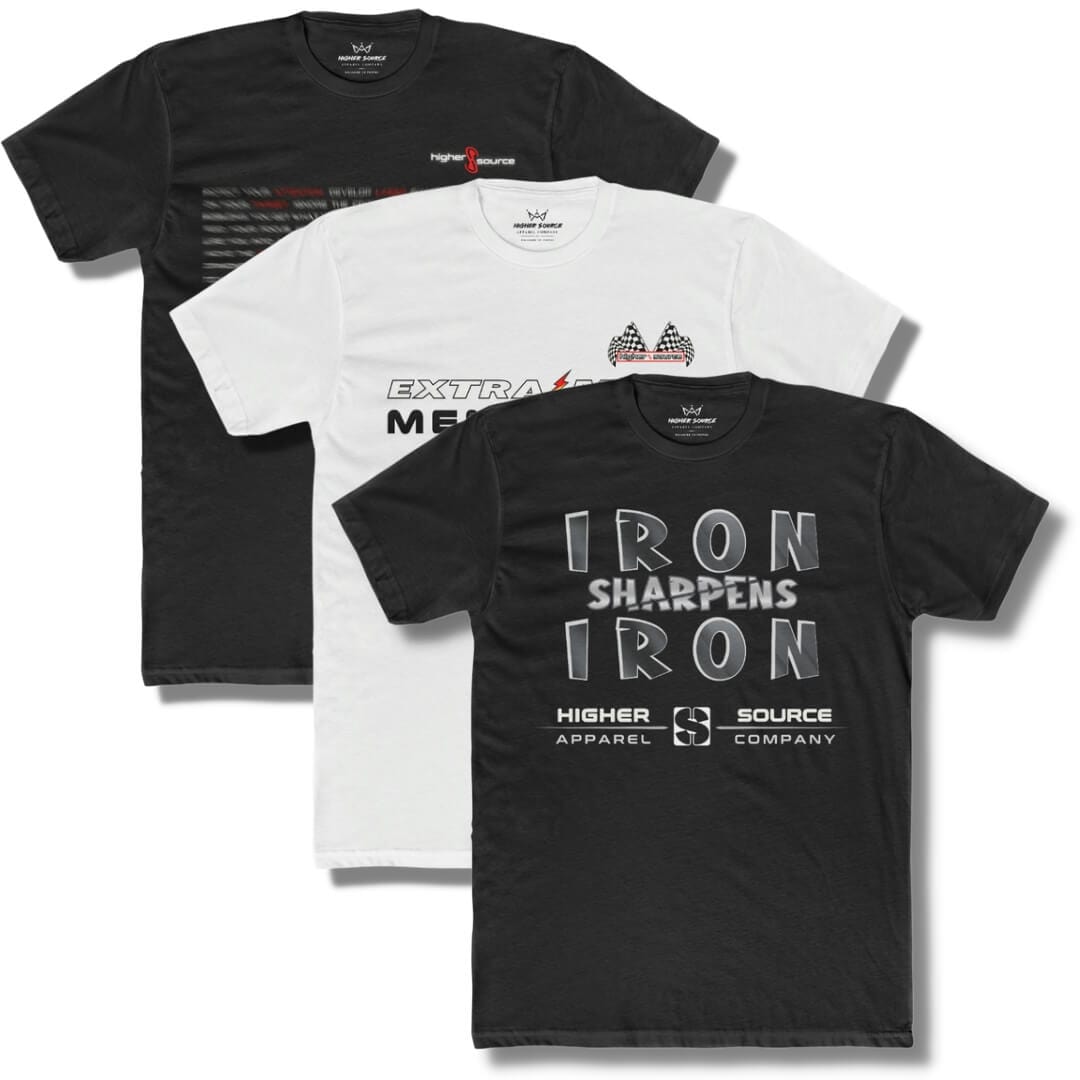 The higher source straight cut collection. These are all t shirts that have a straight cut bottom. 